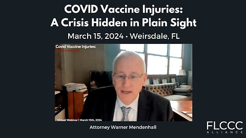 Attorney Warner Mendenhall Speaking at the Covid Vaccine Injuries: A Crisis Hidden in Plain Sight Event (Mar