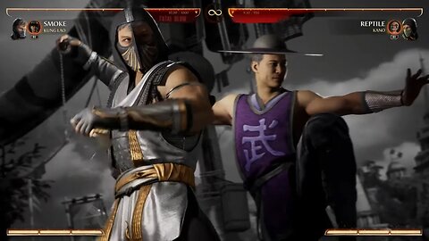 Mortal Kombat 1 2023 Smoke & Kung Lao Kameo Fatal Blow