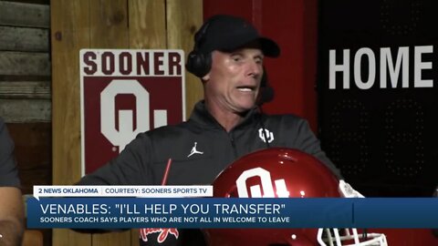 OU head coach Venables invites players to transfer if they want