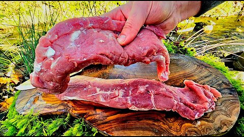 Ep 8: Whole Pork Tenderloin, a Great Recipe for VIP Dish ASMR Outdoor Cooking