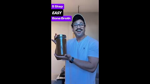 Easy Bone Broth Recipe ! #FastingHack