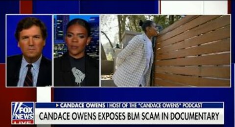Candace Owens exposes BLM a scam on Tucker Carlson