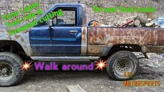 My 85 Toyota wood getter/crawler!! Walk around and info about mods....