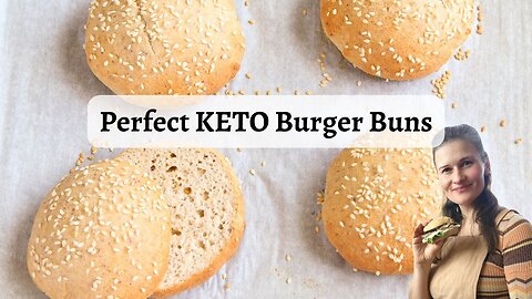 SOFT Keto Hamburger Buns