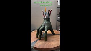 Thing pencil holder
