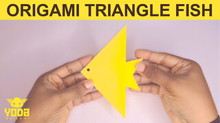 How To Make an Origami Triangle Fish - Easy And Step By Step Tutorial