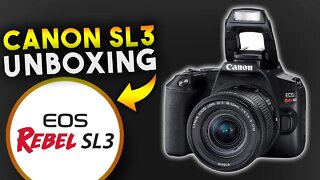 Canon EOS SL3 - TUDO que você PRECISA SABER! Unboxing e primeiras impressões