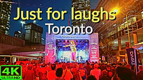 【4K】Just for laughs 🤣 Toronto comedy festival