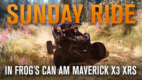 GOING FOR A SUNDAY RIDE IN FROG'S CAN AM MAVERICK X3 XRS
