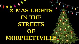 Christmas lights in the streets of Morphettville SA