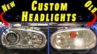 R32 Full LED Headlight Installation