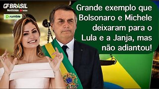 Grande exemplo que Bolsonaro e Michele deixaram para o Lula e a Janja, mas não adiantou!