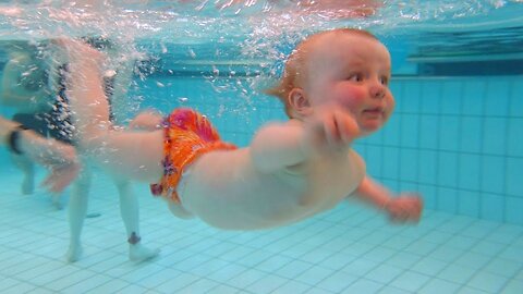 swimming babies