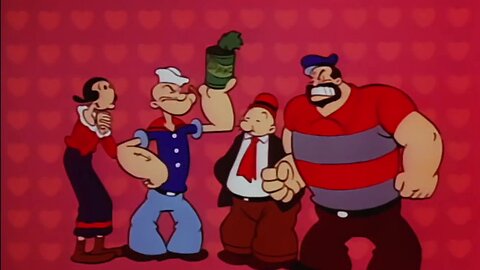 Popeye Valentine's Day Special- Sweethearts at Sea (IN HD)