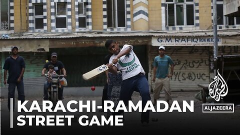 Ramadan street cricket: Games light up Karachi during Muslim holy month