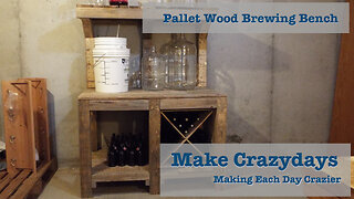 Pallet Upcycle Challenge 2015 Brewing Bench