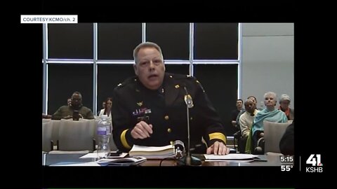 KCPD Chief Rick Smith addresses Board of Police Commissioners for final time