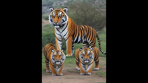 Majestic Tigers Stalking Prey in the Indian Jungle - Exciting Footage!