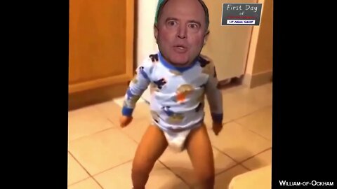 Lil' Adam Schiff celebrates his First Day of Impeachment.