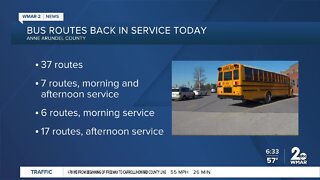 Anne Arundel County Public Schools announce new bus routes