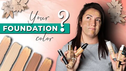 How to MATCH FOUNDATION to your SKIN TONE? || EASY color matching