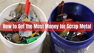 How to Prepare Scrap Metal to Get the Most Money at the Scrap Yard | Learn How to Start Scrapping