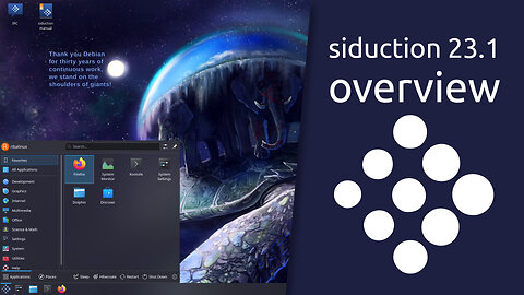 siduction 23.1 overview | the community based OS