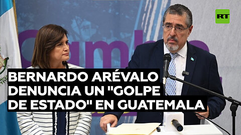 Bernardo Arévalo denuncia un "golpe de Estado en curso" en Guatemala