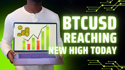 BTCUSD reaching high of 45507.645