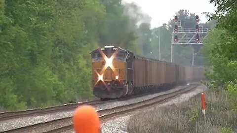 CSX C700 Loaded Coal Train from Sterling, Ohio May 20, 2023