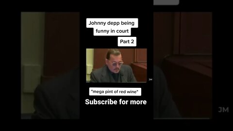 Funny moments from Johnny depp trial #shorts