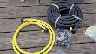 Unboxing: TOP DOG Soaker Hose, 30FT Garden Soaker Irrigation Hose with Removable 6.5ft Graden Hose