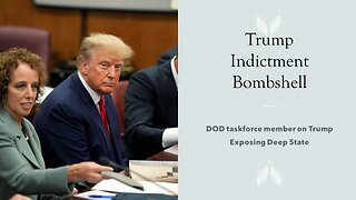 DOD Taskforce Member Reveals Trump Indictment Bombshell