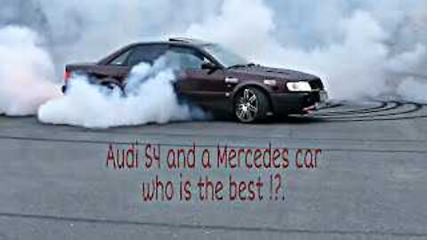 Audi S4 & mercedes brutal drift & crazy donut | Great energy 😮!.