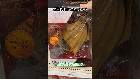 Game of Thrones Syrax and 🐢Invisible Donatello🐢 on shelves🎯 #toys #channel #toyhunt #tmnt #got