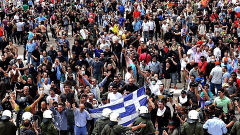 LIVE: Athens / Greece - Labour Day march amid public transport strike - 01.05.2023