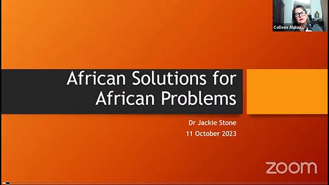 Dr. Jackie Stone on SID protocol: African Solutions for African problems