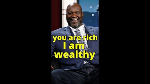 The difference between the rich and the wealthy - Shaquille O'Neal #shorts