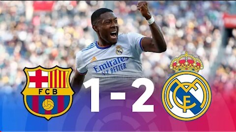 Barcelona vs Real Madrid 1-2 | Elclasico Match | Extended Highlights & All Goals 2021/22 Hd