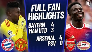 Man Utd LOSE AGAIN! Bayern Munich 4-3 Man United Highlights! Arsenal RED HOT! Arsenal 4-0 PSV