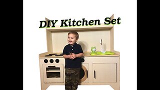 How to Build an Easy Play Kitchen Set - In The Shop with Dad