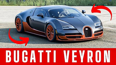 Bugatti Veyron downhill chill drive // Forza Horizon 5 Gameplay "4K"