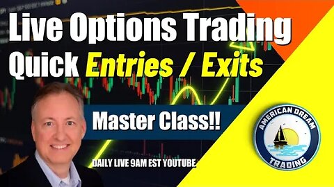 The Power Of Quick Entries And Exits - Options Trading Strategies Stock Market Master Class