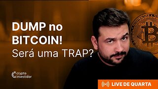 DUMP NO BITCOIN! Será uma TRAP? Análise macro e altcoins