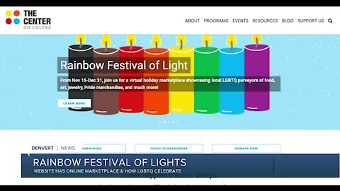 Rainbow Festival of Lights online marketplace of LGBTQ businesses