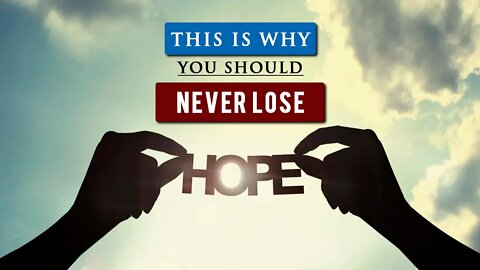 How to have HOPE IN LIFE when you FEEL HOPELESS | Daniel Maritz