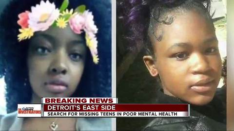 Search for missing teens in poor mental health