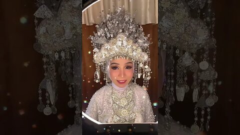 Cantik ! Kebaya Akad Nikah dipadukan dengan Sunting Palembang Pengantin #shorts #short #shortvideo