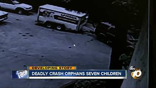 Deadly crash orphans seven children