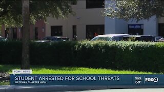 Teen jailed for school threats